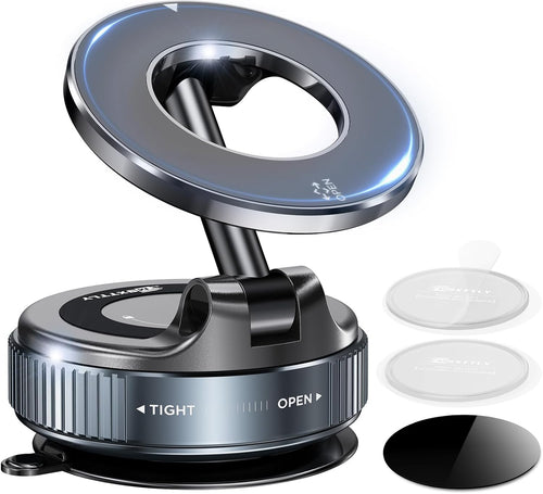 Suporte magnético para celular com rotação de 360°