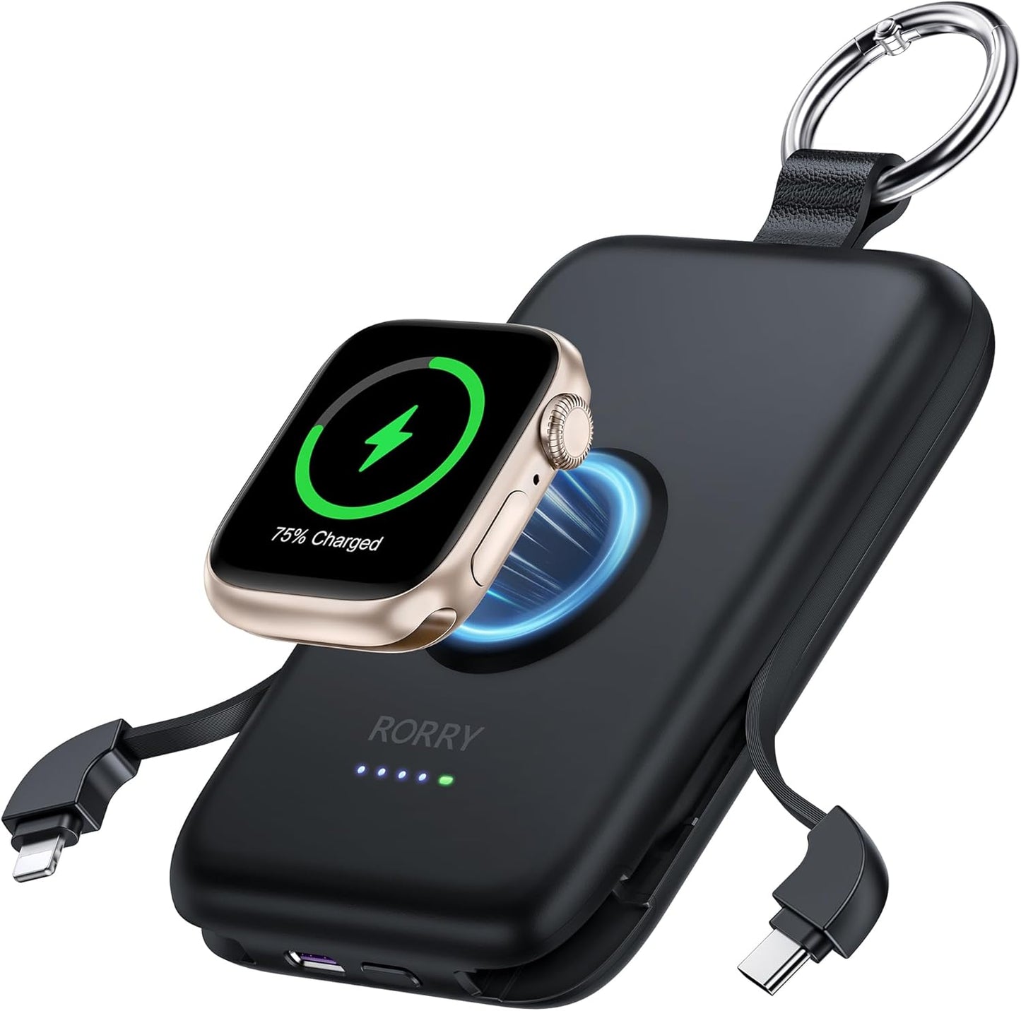 Przenośna ładowarka 3 w 1 o pojemności 10 000 mAh